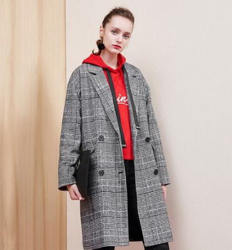 2018再掀格纹潮 格纹大衣焕发时尚魅力