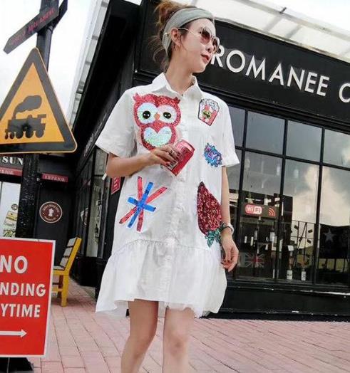 今夏最流行长袖衬衫裙 彰显知性优雅(图) 今夏最流行长袖衬衫裙 彰显知性优雅(图)