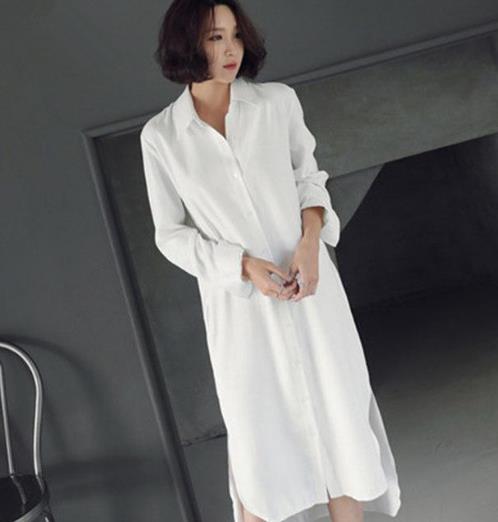 今夏最流行长袖衬衫裙 彰显知性优雅（图）