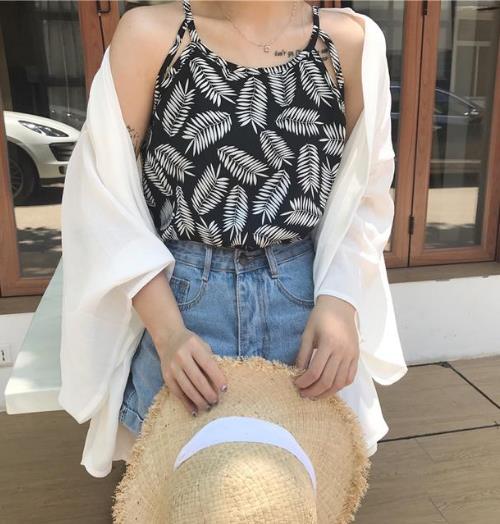 2018春季女孩的吊带背心：清凉性感简约（图）