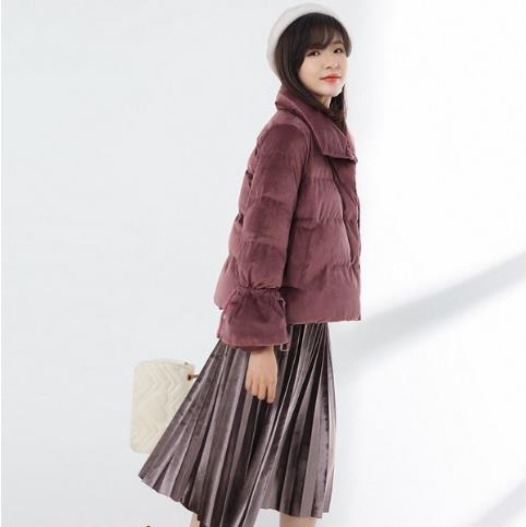 过冬就选金丝绒棉服 彰显知性韵味（图）