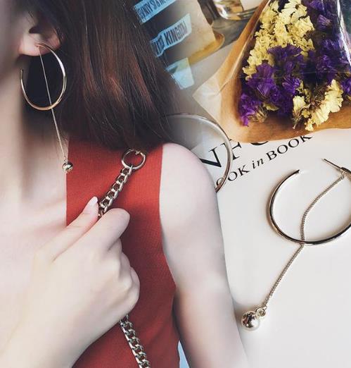 韩国长款流苏耳坠搭配：简约不失优雅（图）