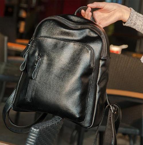 众明星热爱的真皮双肩包来袭 减龄显气质（图）