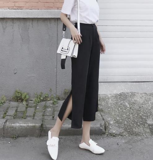 腿粗腿短怎么办 今年只穿显瘦洋气的阔腿裤(图) 腿粗腿短怎么办 今年只穿显瘦洋气的阔腿裤(图)