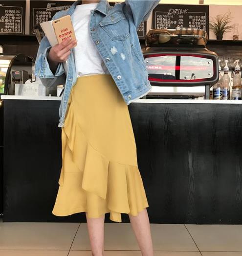 微胖MM穿这几款不规则鱼尾裙 时髦又显瘦 微胖MM穿这几款不规则鱼尾裙 时髦又显瘦