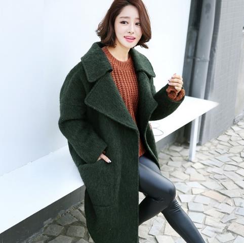 冬季出街典范 马海毛纯色毛呢大衣搭配示范(图) 冬季出街典范 马海毛纯色毛呢大衣搭配示范(图)