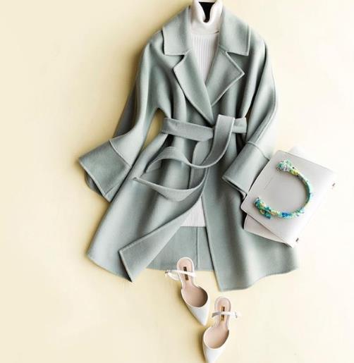 明星同款毛呢外套：气质十足（图）