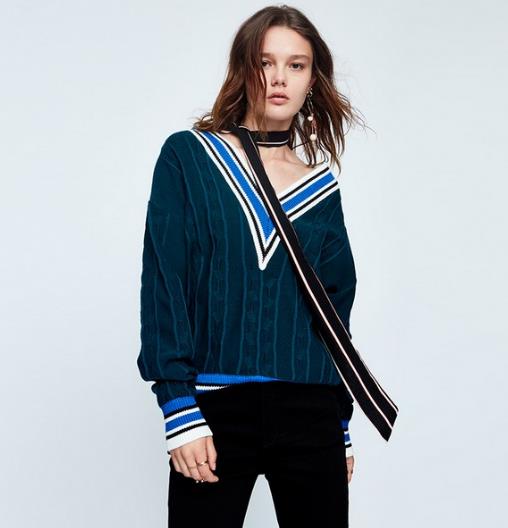 专属锁骨的小性感 早春针织衫也能办得到(图) 专属锁骨的小性感 早春针织衫也能办得到(图)