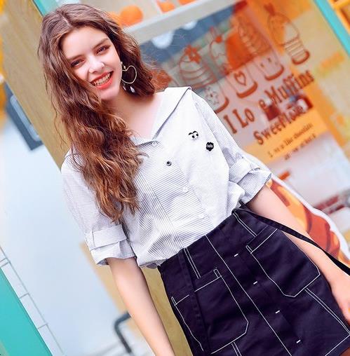 胖MM福利:显瘦有风情就是条纹衬衫(图) 胖MM福利:显瘦有风情就是条纹衬衫(图)