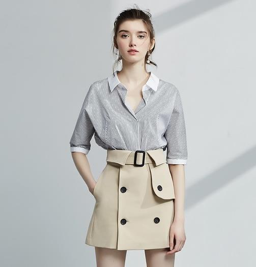 胖MM福利:显瘦有风情就是条纹衬衫(图) 胖MM福利:显瘦有风情就是条纹衬衫(图)