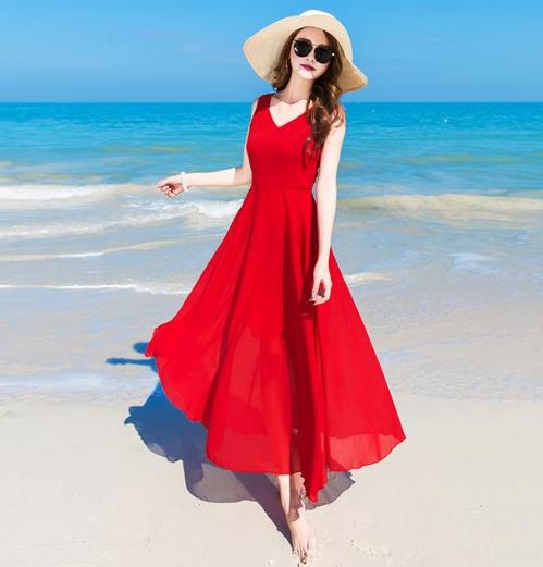 超美的新款性感露背吊带雪纺沙滩裙分享(图) 超美的新款性感露背吊带雪纺沙滩裙分享(图)