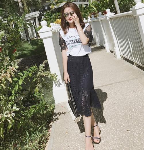 怎样穿显瘦又有女人味 当属鱼尾半身裙（图）