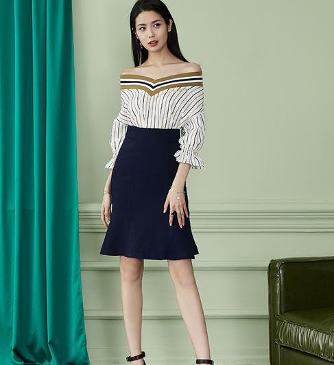 怎样穿显瘦又有女人味 当属鱼尾半身裙（图）