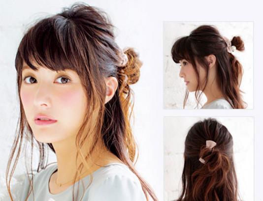 头发怎么扎才简单好看 配上小发饰可以更美