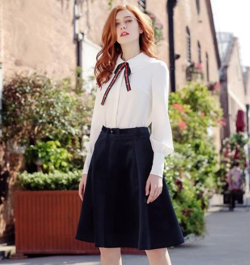 春款百搭白衬衫的多种搭配：显白有气质（图）