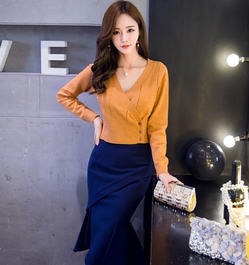 V领套头毛衣这样搭配打造酷与帅的知性（图）