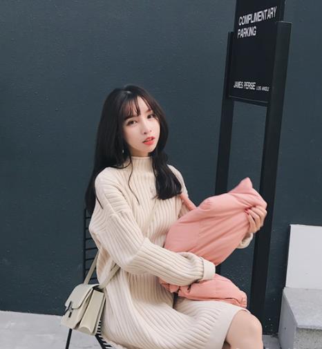 春日别纠结穿什么 毛衣穿搭彰显淑女文艺范