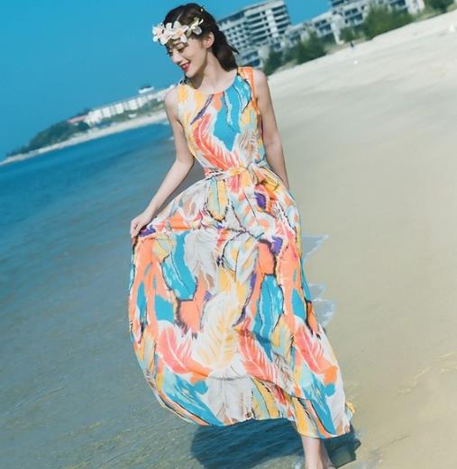 这些彰显时尚气质的印花长裙你不来一件（图）