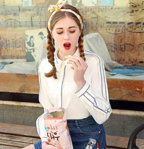 时尚优雅怎么能少得了一件雪纺衫搭配（图）