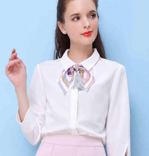 时尚优雅怎么能少得了一件雪纺衫搭配（图）