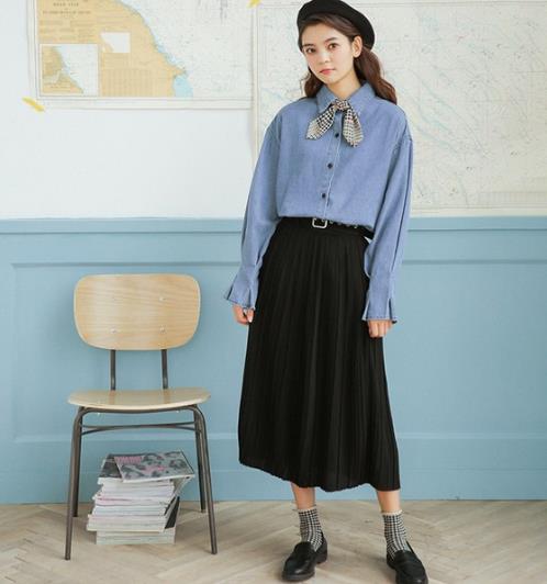 减龄显瘦必备 纯棉格子衬衫搭配(图) 减龄显瘦必备 纯棉格子衬衫搭配(图)