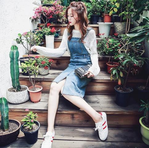 显瘦减龄背带套装让春天美丽开场（图）