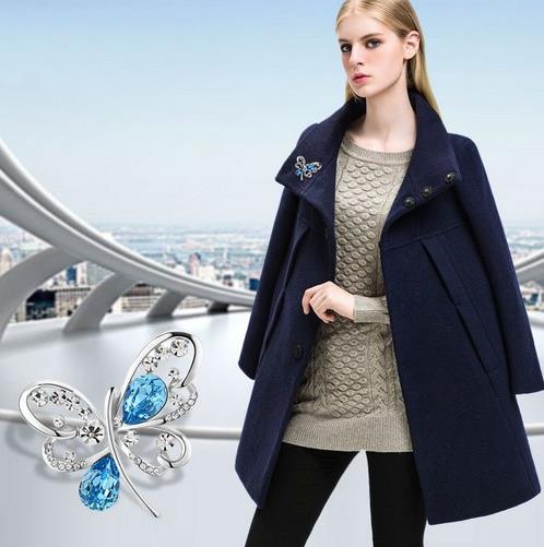 高贵典雅女人味怎能少了胸针的修饰（图）