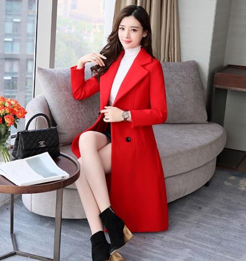 元宵穿搭非不会出错的红大衣莫属（图）