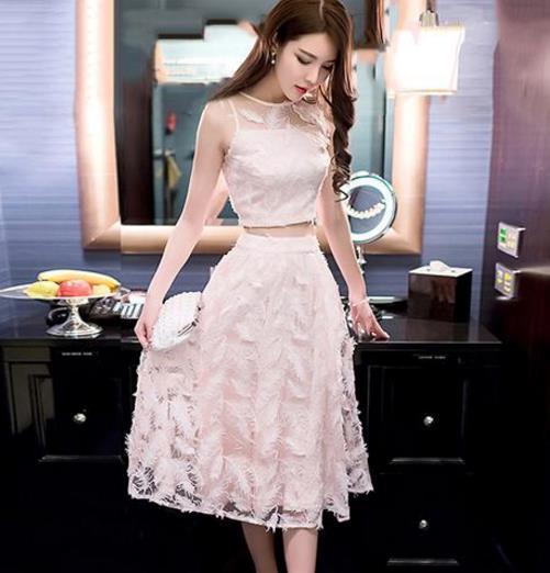 省时省力的性感网纱套装搭配：简约又优雅（图）