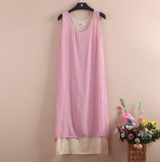 微胖穿搭 一件棉麻连衣裙就能解决所有问题 微胖穿搭 一件棉麻连衣裙就能解决所有问题