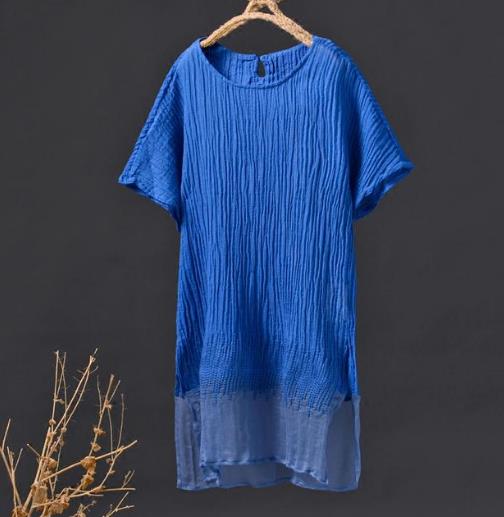 微胖穿搭 一件棉麻连衣裙就能解决所有问题