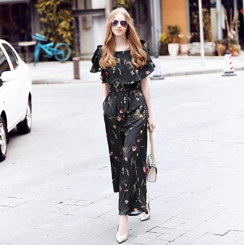 春夏最流行的开叉长裤 比长裙更上镜（图）