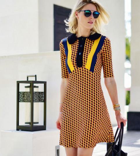 赶紧换上好看的连衣裙 裙摆飞扬迎春夏（图）