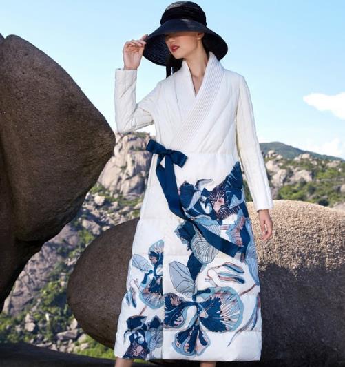 换季大促 值得入手的金丝绒印花羽绒服分享