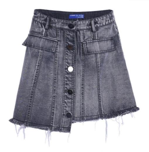 想要塑造性感翘臀 就穿这样的高腰牛仔裙