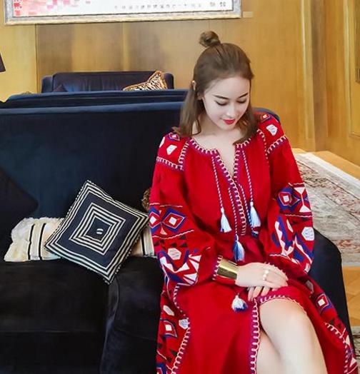 6款大红色连衣裙会撞出怎样的新火花（图）