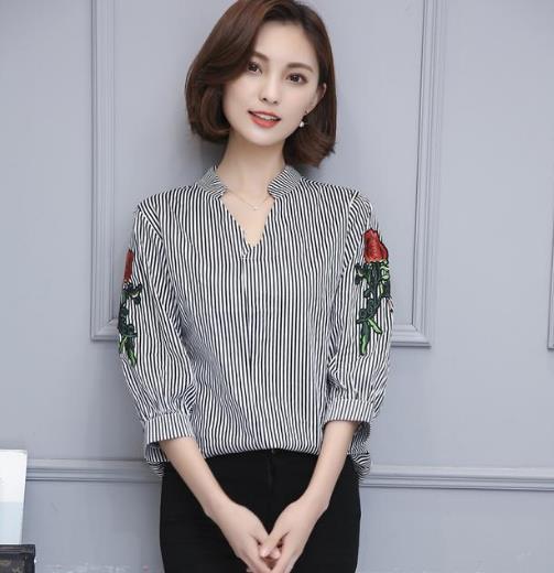 胖MM时尚雪纺衫 照着穿只有显瘦（图）