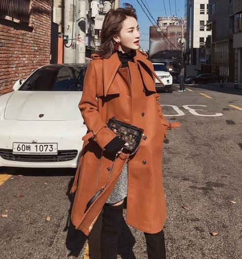 春季最流行的收腰毛呢外套 你入手了吗