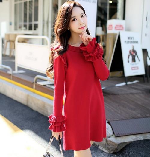 穿正好的针织连衣裙 看最美的风景（图）