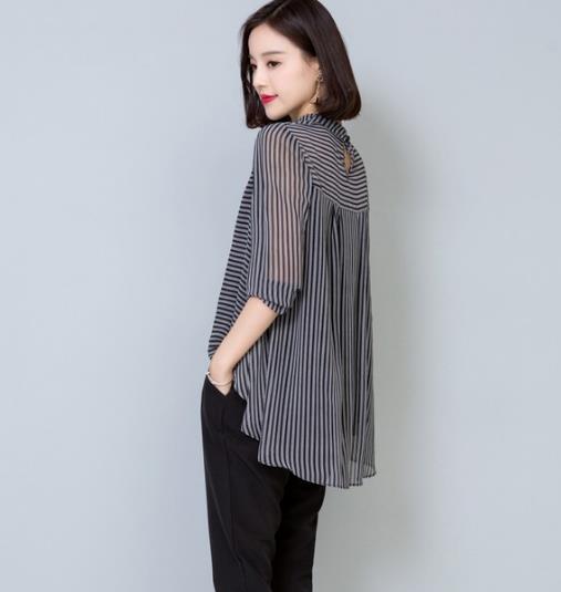 这样的衬衫配紧身裤还是阔腿裤 满满魅力值