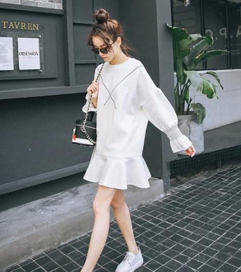 春季新款衬衫连衣裙搭配 打造时尚文艺范