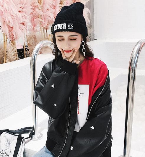 开春穿皮衣 时髦拉风帅过男票（图）