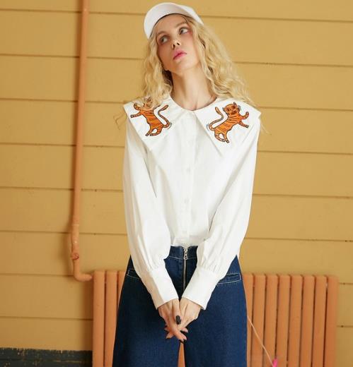 单穿内搭都显时髦个性的印花衬衫分享（图）