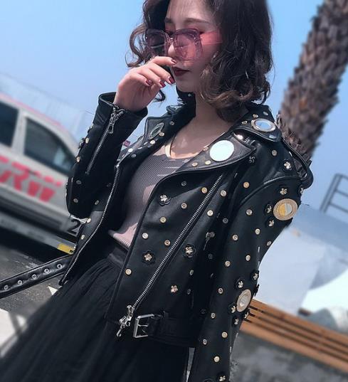 早春皮衣穿搭：时髦皮衣搭配让你气质出众（图）