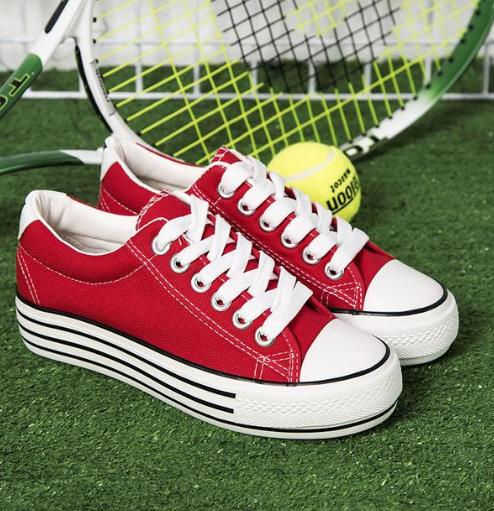 学生党必选的厚底增高布鞋 显高又百搭（图）