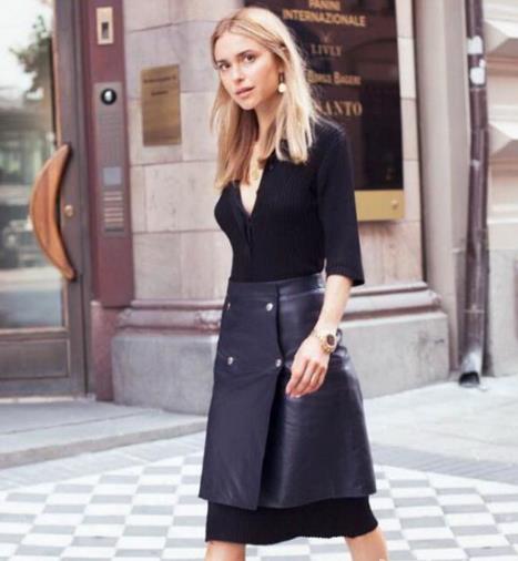 针织半身裙满足不同风格的早春穿搭需求（图）