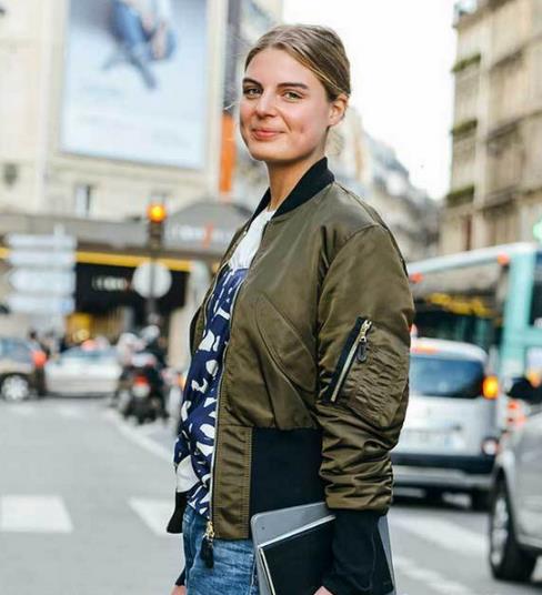 夹克外套绝对是妹子们春日穿搭的一大利器