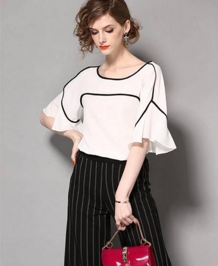 手臂粗怎么穿 荷叶袖蕾丝连衣裙帮你解忧愁