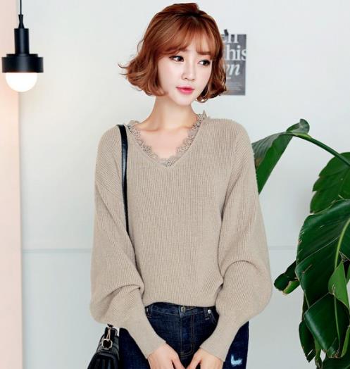 蕾丝针织衫搭配牛仔裤：甜美又不失优雅（图）