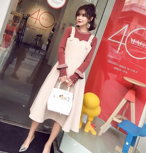 你和春天只差这样一条毛呢裙（图）